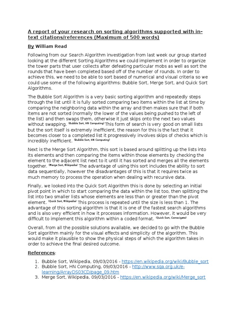 Algorithm essay image