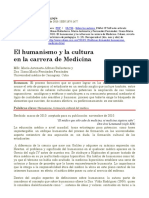 Alfonso Fernandez Humanismo Medicina