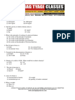 MCQ (Experiment 1).FOR CBSE IX BY ANURAG TYAGI CLASSES