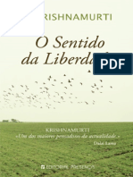 O Sentido Da Liberdade - Krishnamurti