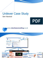 Unilever Case Study: Sam Marshall