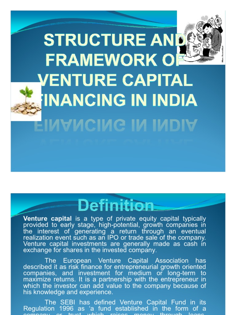 Structure and Framework of Venture Capital Financing in India | PDF ...