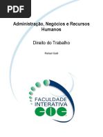 Direito Do Trabalho Pós