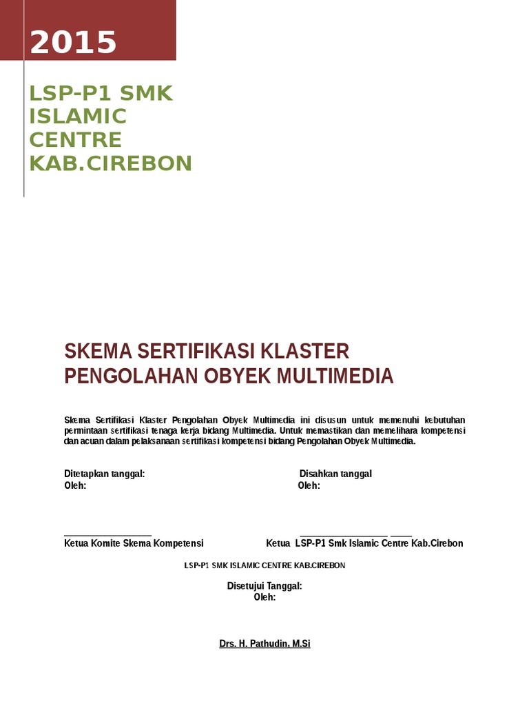 Fr-Skema-02. Dokumen Skema (Panduan Utk Verifikasi) Pengolahan Obyek