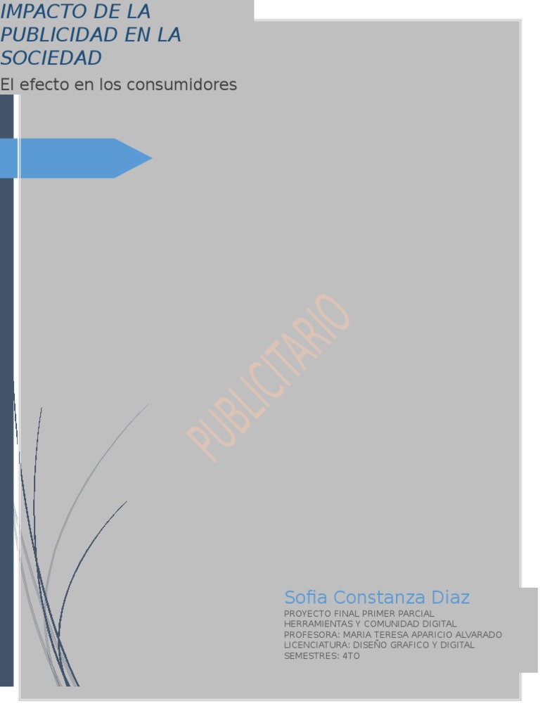 Impacto de la Publicidad en la Sociedad | PDF | Publicidad | Marca