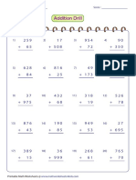 Addition Algorithms