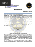 OFFICIAL ANNOUNCEMENT WORLD DEBT BURDEN LIBERATION - NEO MEDIA RELEASE 10 3 2016 