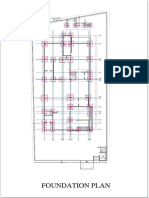 Foundation Plan: Wall Upto 8'0" HT