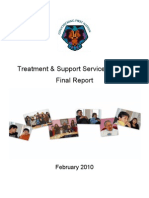 Treatment and Support Project Services Report Update
