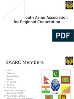 SAARC - South Asian Association For Regional Cooperation