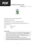 ADVANCED FINANCIAL REPORTING PAPER