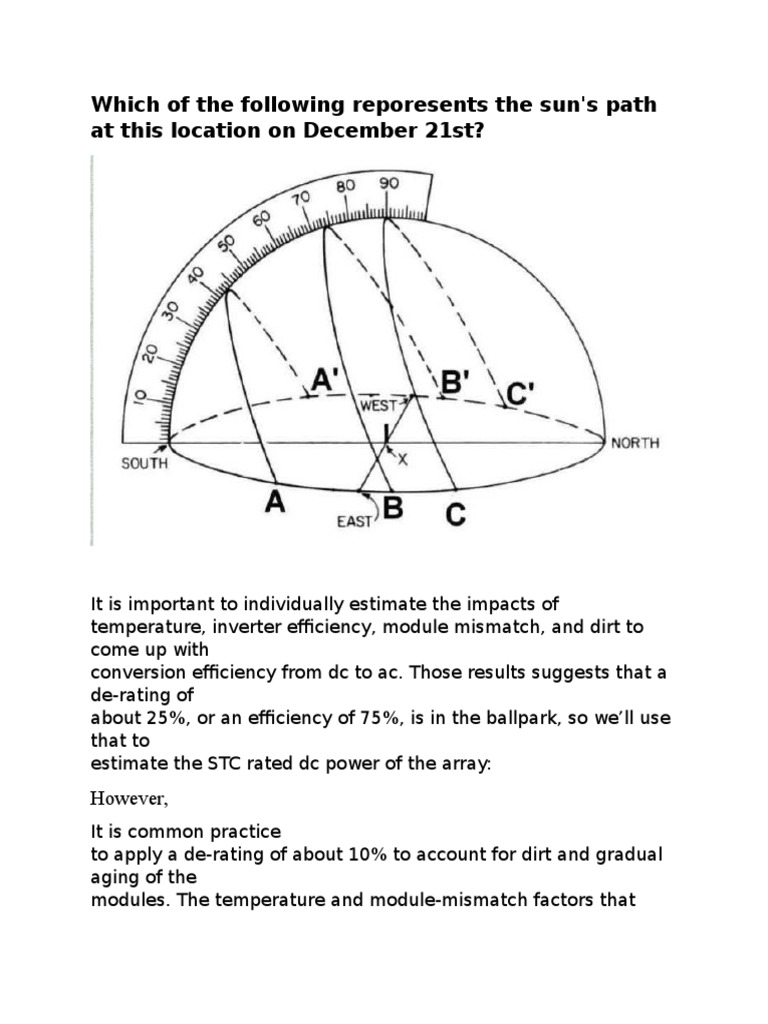 Solar Questions | PDF