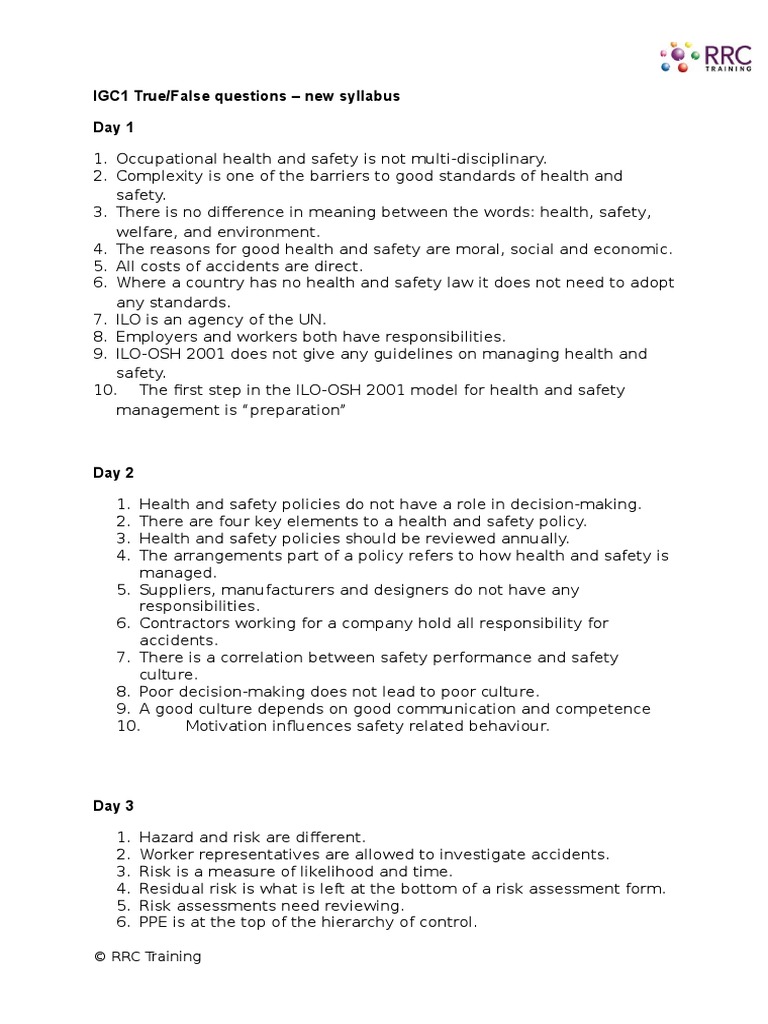 igc1-revised-true-or-false-questions-pdf-occupational-safety-and-health-safety