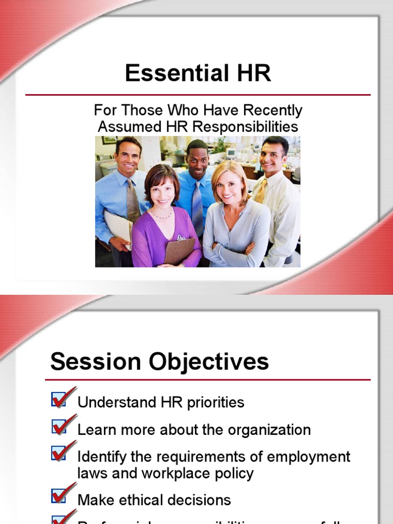 Essential HR Guide for New Managers | PDF | Competence (Human Resources ...
