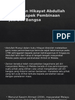 Keunikan Hikayat Abdullah Dalam Aspek Pembinaan Jati Diri