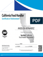 Food Handler Certification