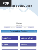 Logistics & Supply Chain: E-Business