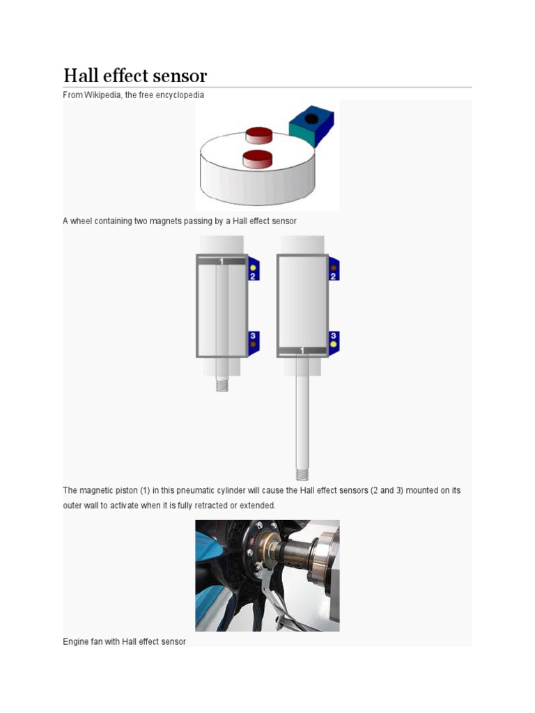 Hall Effect Sensor Overview | PDF | Electricity | Electromagnetism