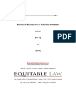 Business & Related Assets Purchase Agreement - Short Form - Equitable Law