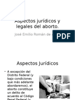 Aspectos Jurídicos y Legales Del Aborto