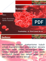 Ppt Refrat Hemostasis (2)