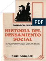 Historia Del Pensamiento Social