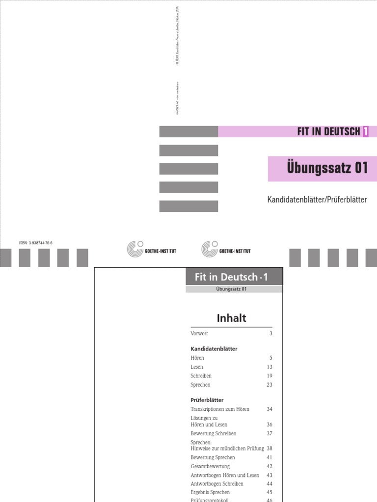 Fit in Deutsch A1 PDF | PDF