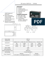 SP Series /SSP12-8 12V8Ah: Product Features Application