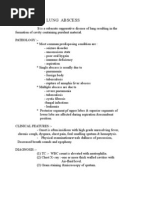 Nursing Diagnoses Lung Abscess