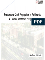 Fracture and Crack Propagation in Weldments