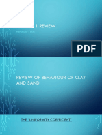 Behaviour of Clay and Sand