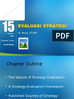 Pertemuan 15 Evaluasi Strategi