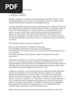 Types of Arbitration