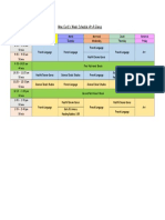 Week Schedule 2015-16