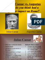 Julius Vs Augustus Powerpoint