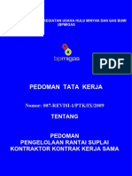 Pedoman Tata Kerja Bpmigas 2009