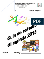 Guia de Estudio para Olimpiada Del Conocimiento 2015