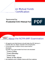 Training On Mutual Funds For AMFI Certification: Sponsored by
