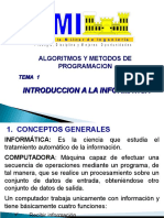 Tema 1 - Introduccion A La Informatica