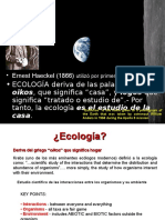 1.1. Introduccion a La Ecologia