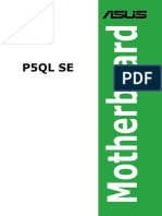 Manual ASUS P5QL SE PDF