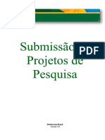 Submissão de Projeto de Pesquisa