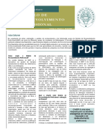 Newsletter Estudante - Nº 1 - Modelo de Desenvolvimento Profissional (MDP)