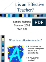 Profesionalisme Guru - Effective Teacher