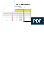 Planilha de Calculo de Financeira