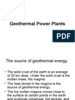 Geothermal Power Plants