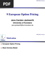 09 European Option Pricing With Solutions