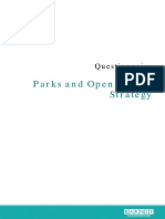 Parks and Open Spaces Strategy Paper Questionnaire March 16