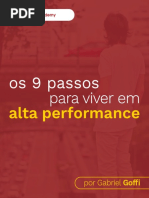 9 Passos Para Viver Em Alta Performance