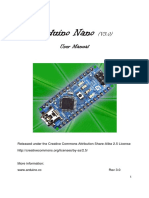 Gravitech Arduino Nano3 0 datasheet